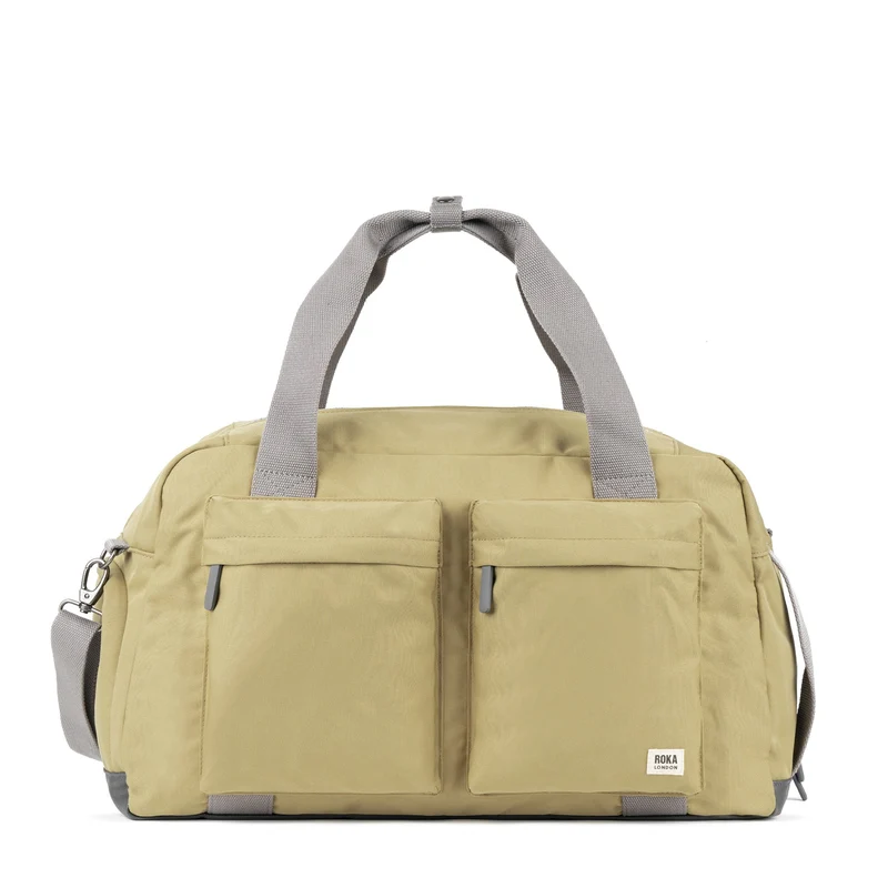 ROKA Gatwick Grote Gerecyclede Canvas Tas - Khaki