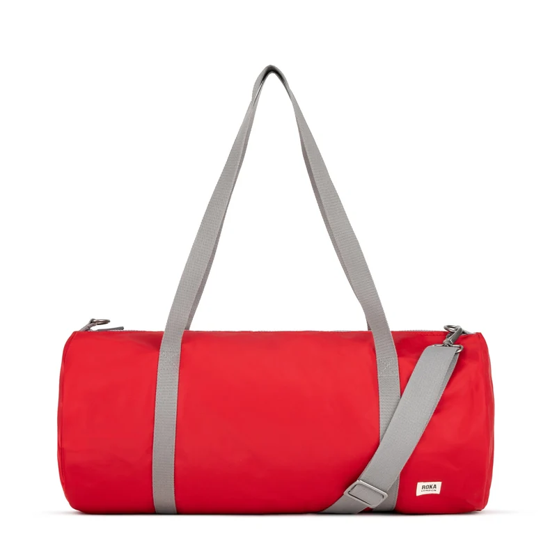 ROKA City Medium Gerecyclede Nylon Tas - Cranberry