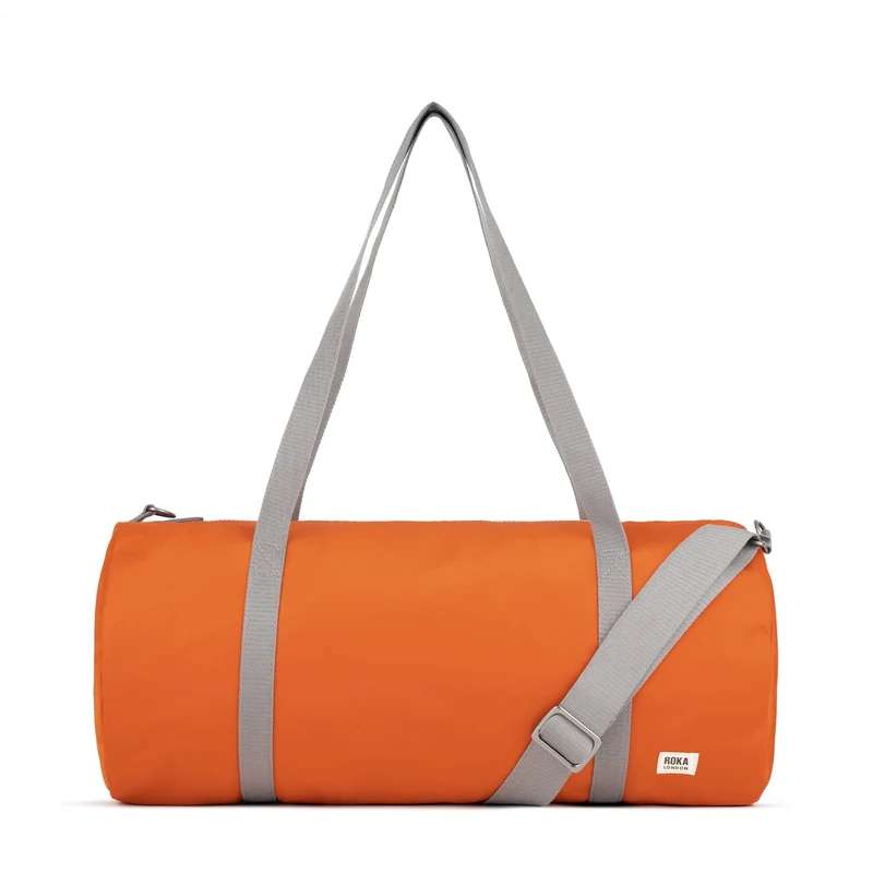 ROKA City Medium Gerecyclede Nylon Tas - Gebrand Oranje