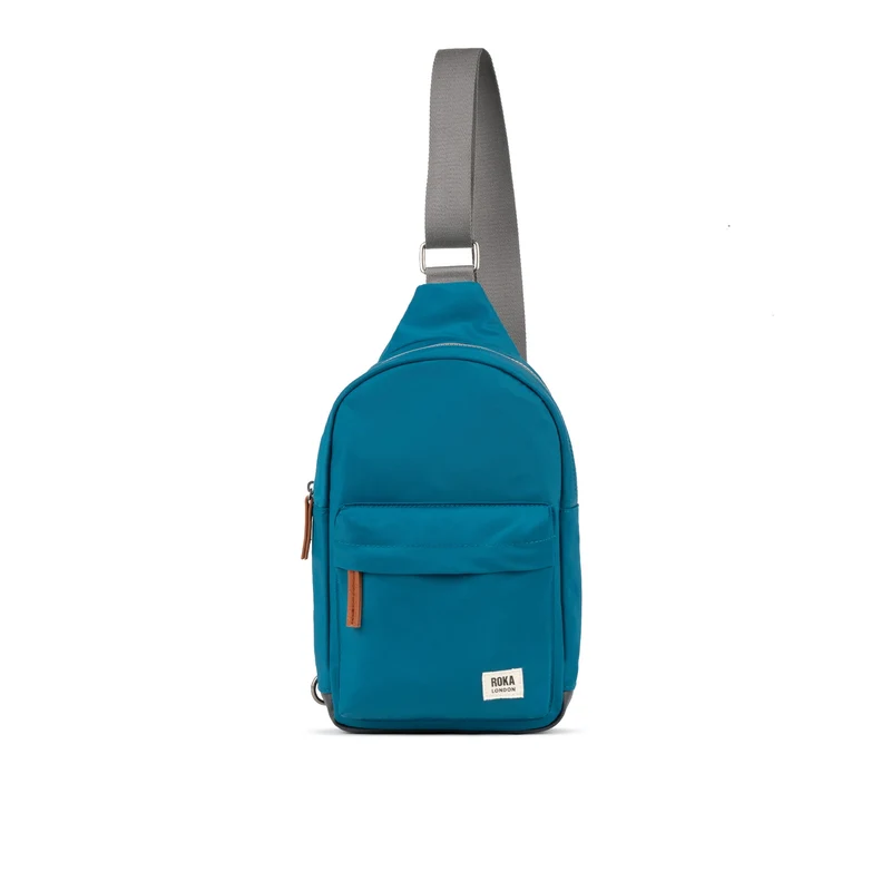 ROKA Willesden Grote tas van gerecycled nylon - Saffier