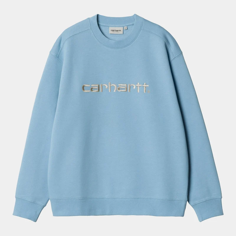 Carhartt WIP DAMES Carhartt Sweattop | Bluebird / Fleur De Sel
