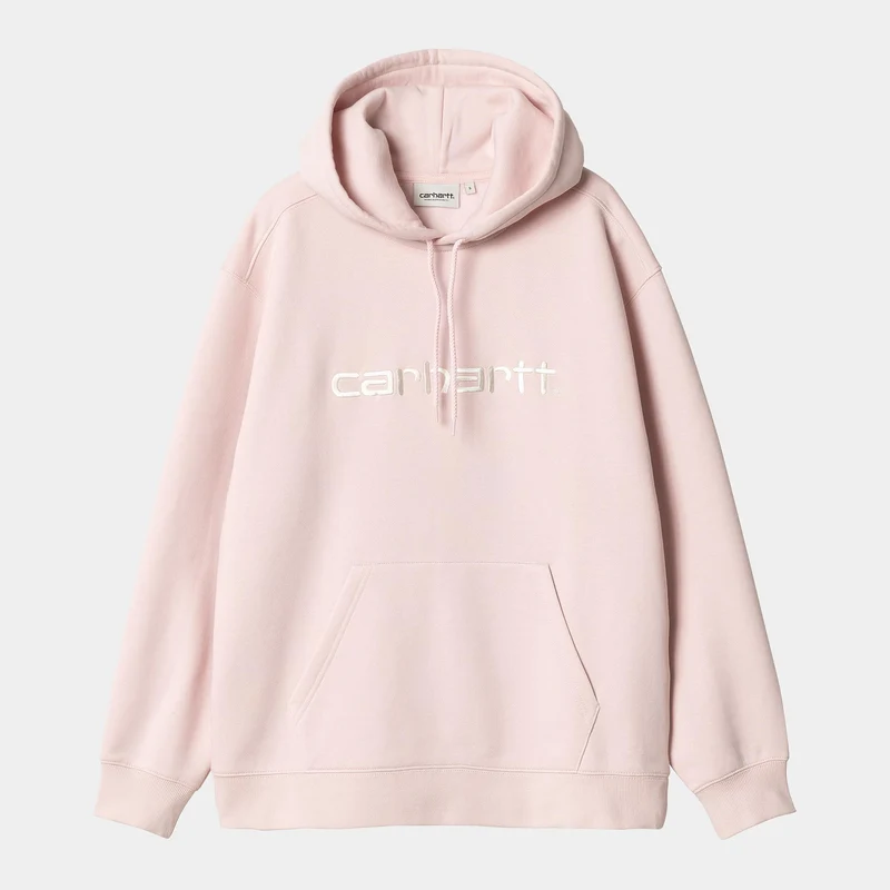 Carhartt WIP DAMES Carhartt Sweat Hoodie | Air Pink / Wax