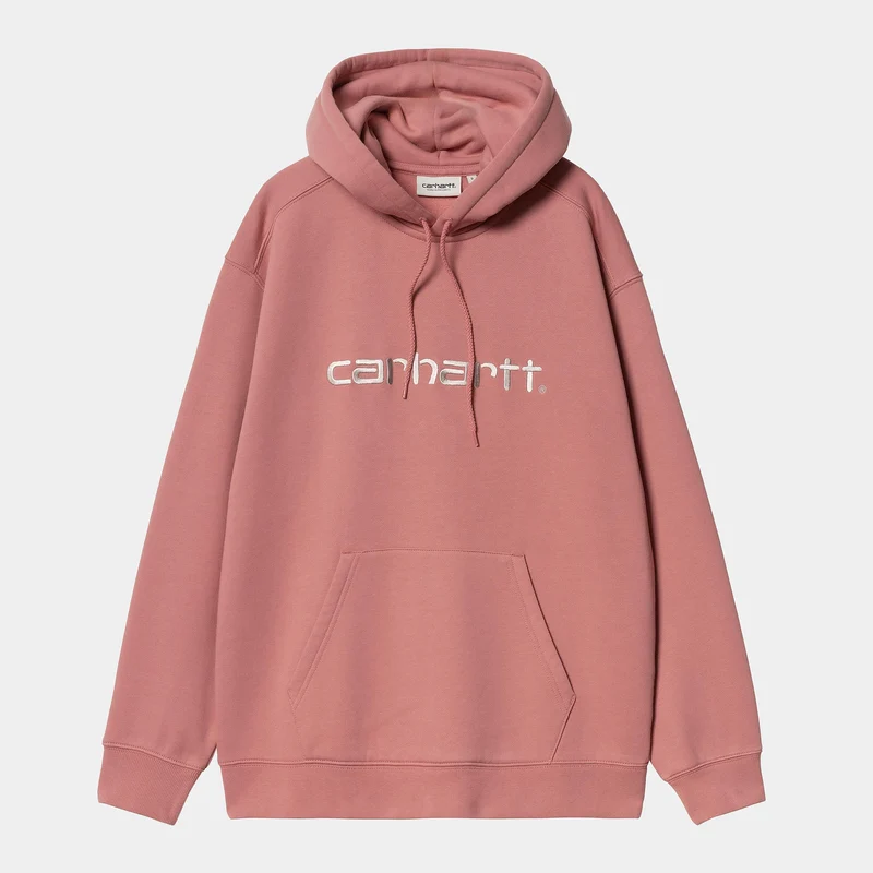 Carhartt WIP DAMES Carhartt Sweathoodie | Dusty Rose / Moonbeam