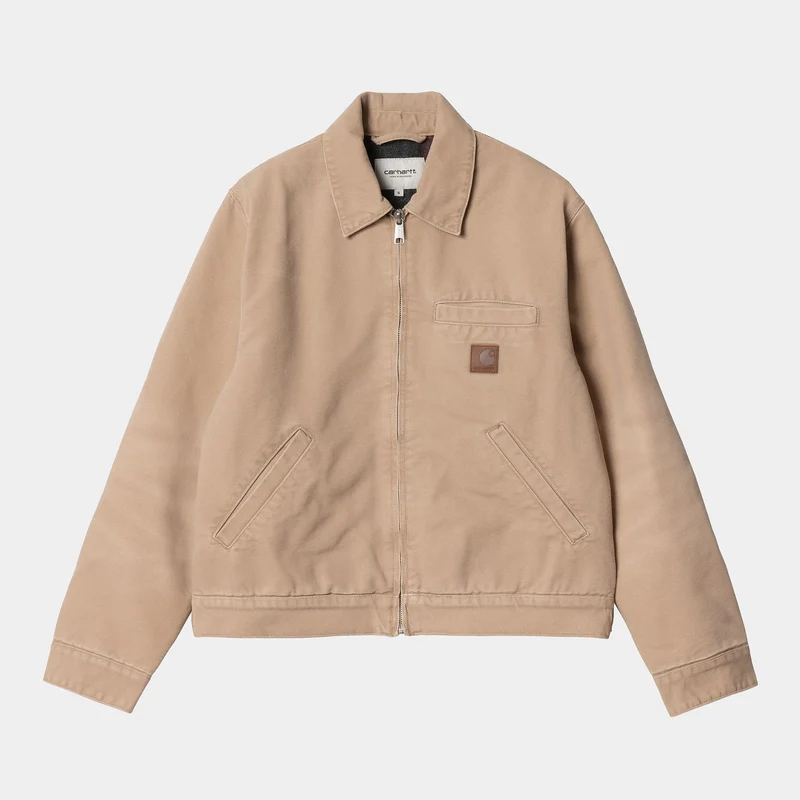 Carhartt WIP Dayton-jas voor dames | Dusty Hamilton Brown Stone Canvas