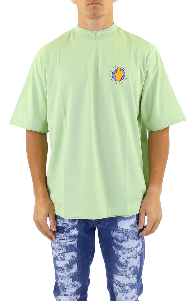 Heren Sunset Bird Dbl Hem Over Tee