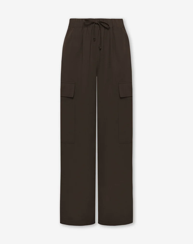 GIA WIDE LEG CARGO PANTS PETITE BRUIN