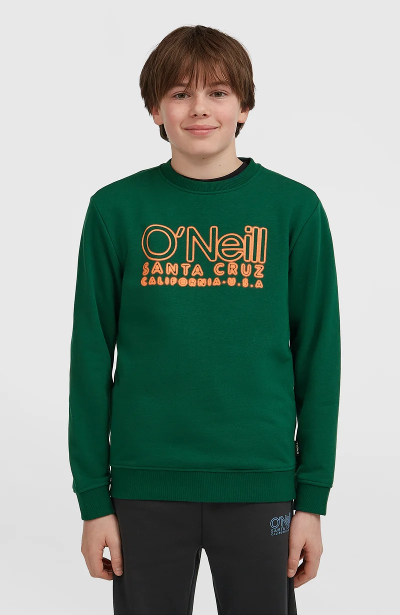 Essentials Crew sweater | Emerald Envy