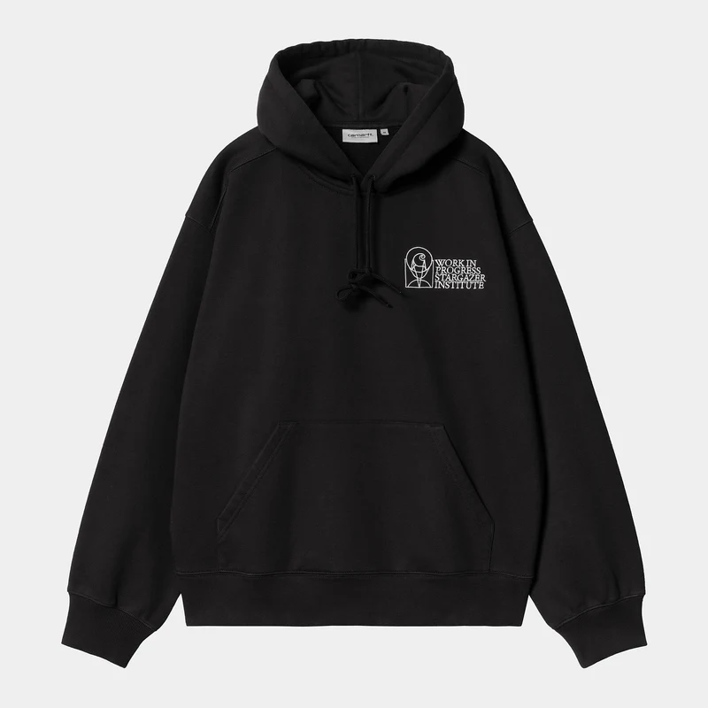 Carhartt WIP Heren Stargazer Hoodie - Zwart / Wit