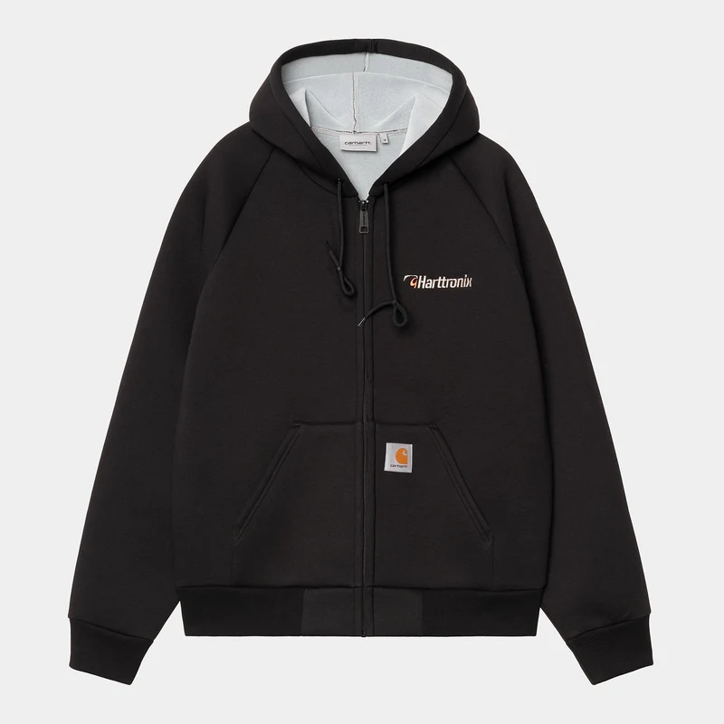 Carhartt WIP Heren Harttronix Car-Lux Hoodie - Zwart / Grijs Heather