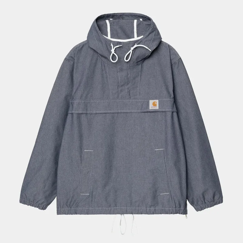 Carhartt WIP Blake Pullover Jack voor heren - Blauw gespoeld