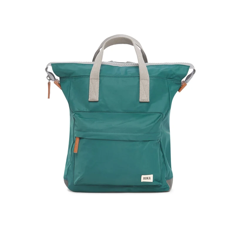ROKA Bantry B Teal Medium Gerecyclede Nylon Tas