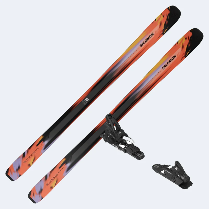 2027 Salomon Stance Pro 96 Demo Skis W/ Strive 13 Demo Bindings