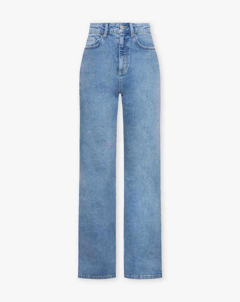 BOOTCUT JEANS BLAUW