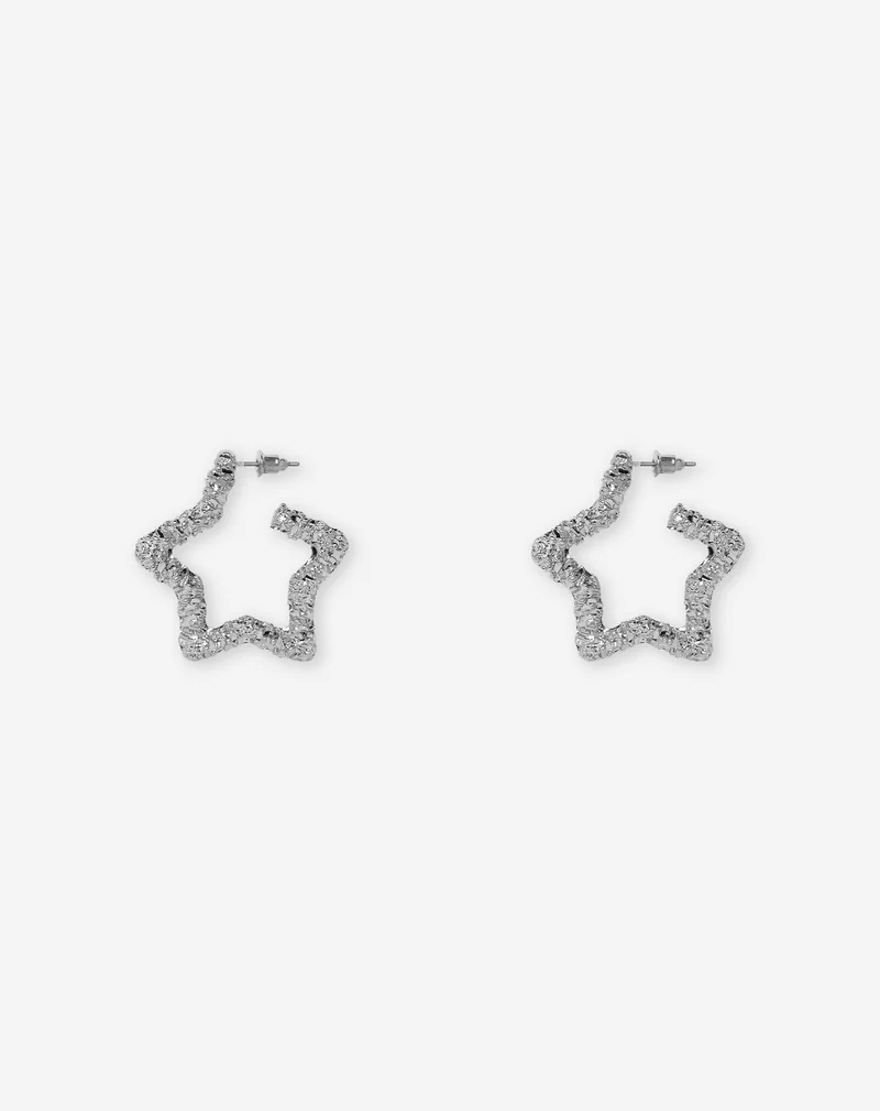 STRUCTURE STAR EARRINGS