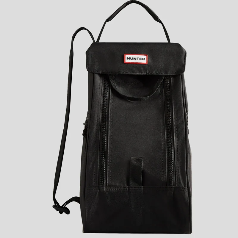 Hunter Unisex Barra korte laarstas | Zwart