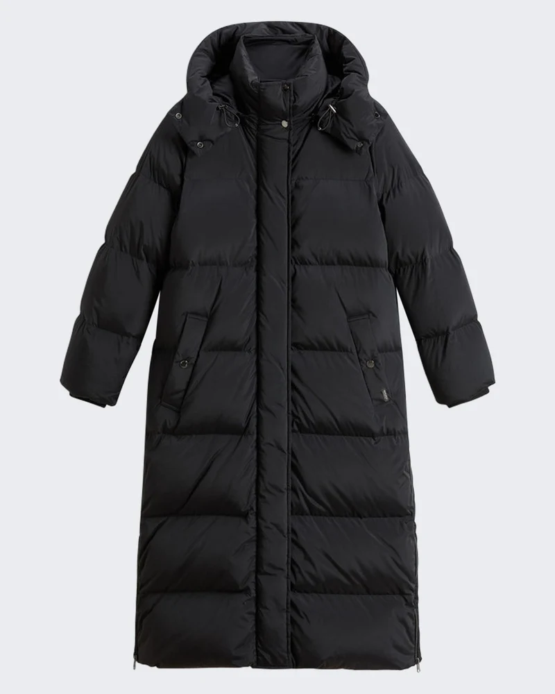 Dames Kelly Long Parka Zwart