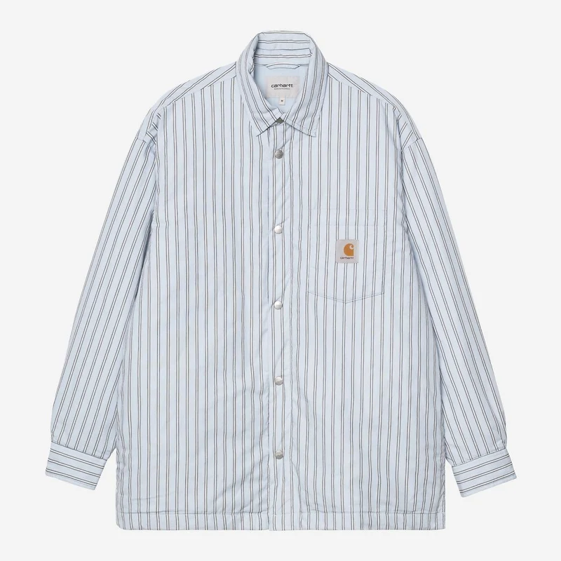 Carhartt WIP Heren Grimsby Shirtjack | Blue Fog