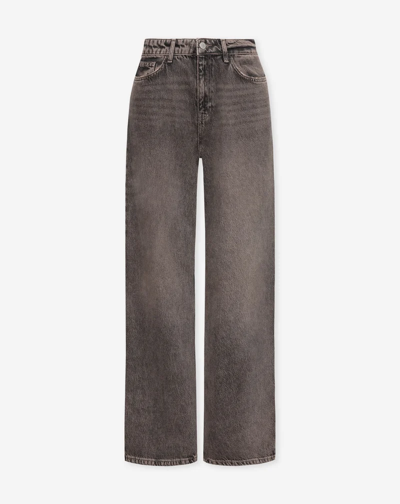 SIERRA WIDE LEG JEANS TINTED GRIJS