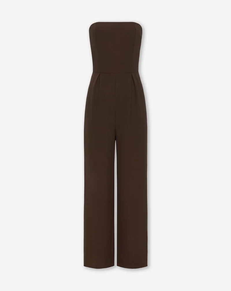 ISA STRAPLESS JUMPSUIT BRUIN
