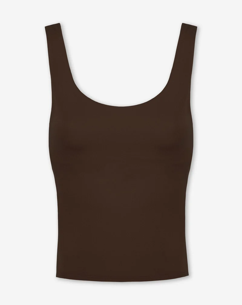 JOVIE TOP DONKERBRUIN