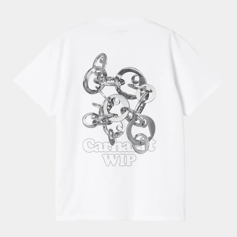 Carhartt WIP Heren Linked Charms T-shirt | Wit