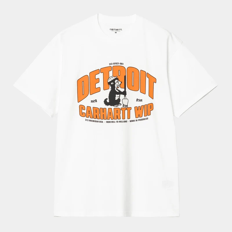 Carhartt WIP Heren Underground T-shirt | Wit