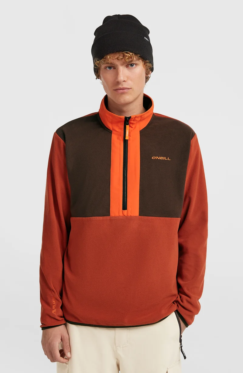 FWC'Cruz Triple Polartec® fleecetrui | Coffee Bean Colour Block