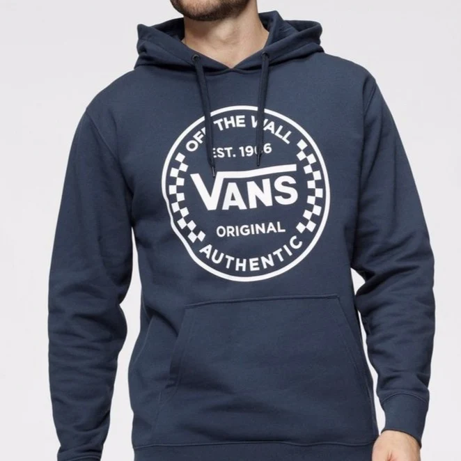 VANS Dambord-hoodie voor heren - marineblauw