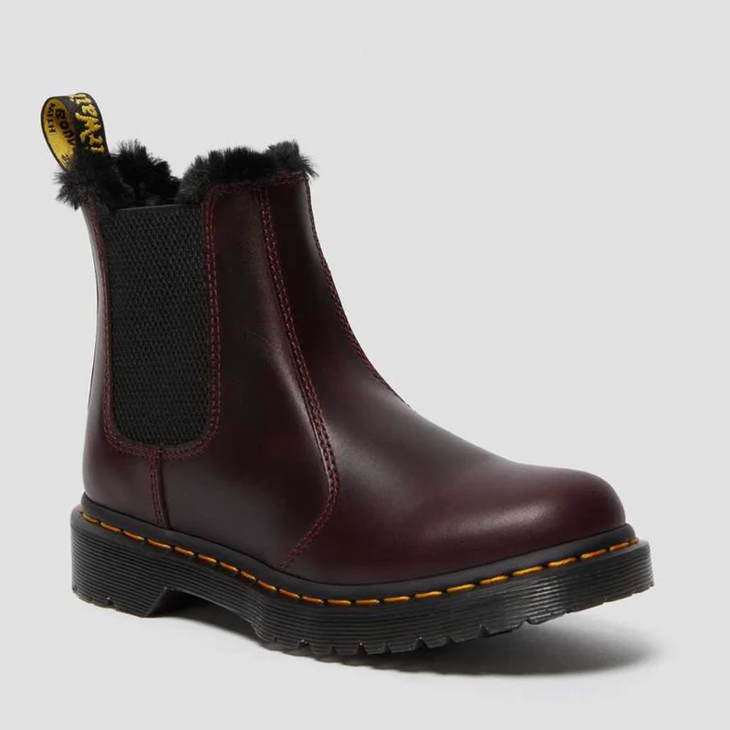 Dr Martens Dames 2976 Leonore imitatiebontlaars - Oxblood