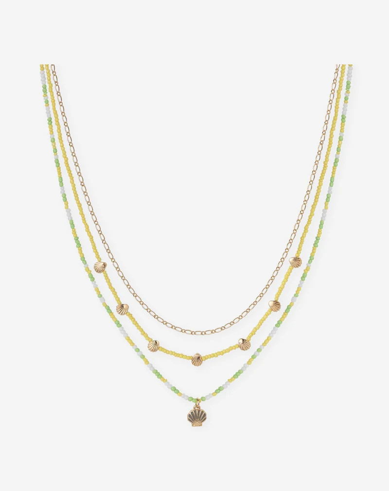 LAYERED COLORED NECKLACE BOTERGEEL
