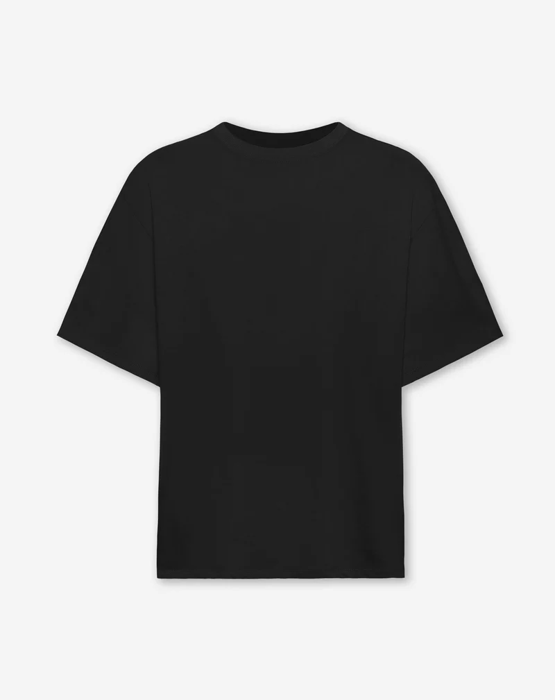 HEAVY OVERSIZED TEE ZWART