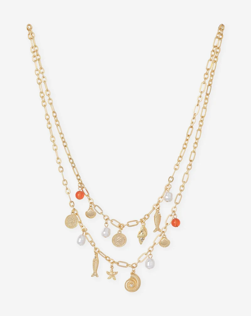 CHARM LAYERED NECKLACE