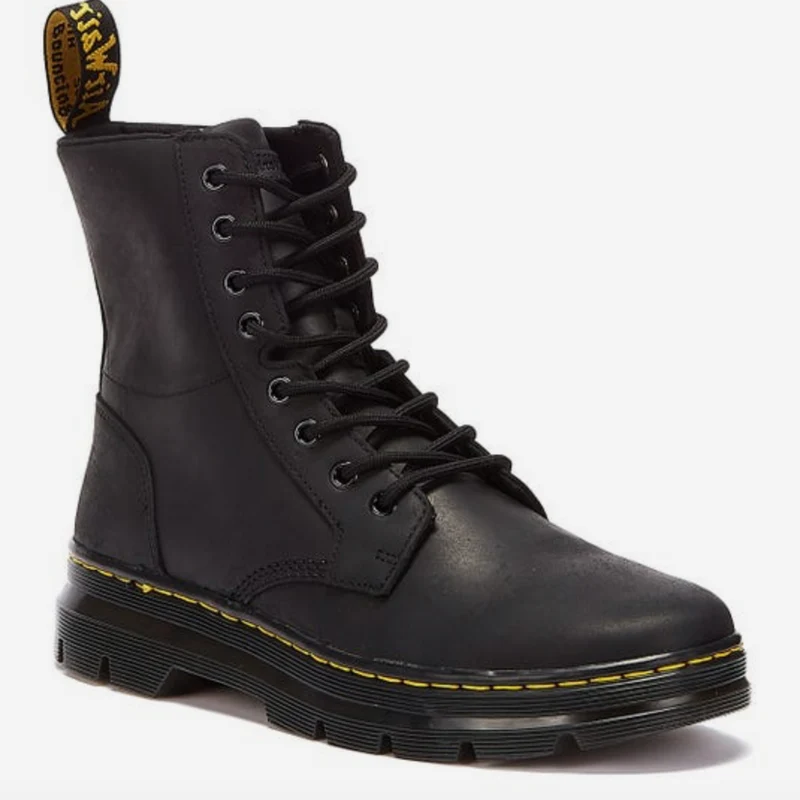 Dr Martens - Combs Wyoming leren laars - zwart
