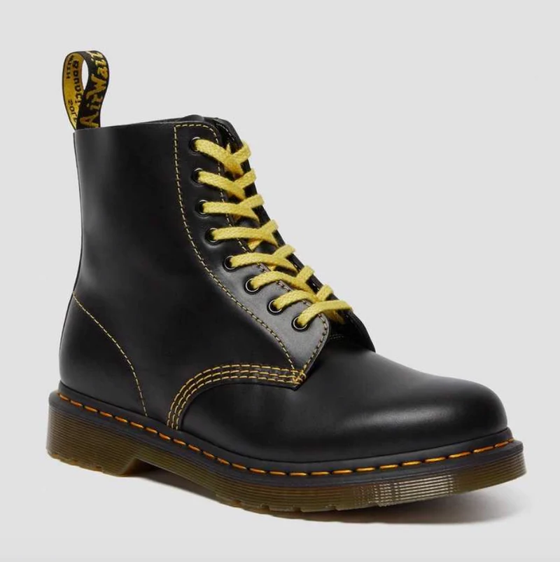 Dr Martens Unisex 1460 Pascal leren laarzen - donkergrijze atlas