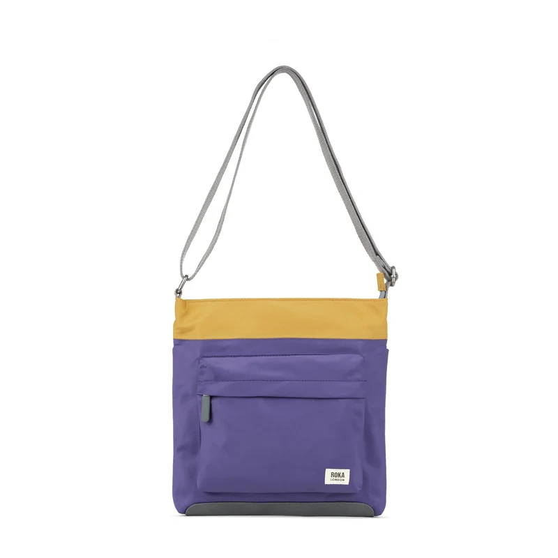 ROKA Creatieve verspilling Kennington B Maïs/Moerbei Middelgrote Gerecyclede Nylon Tas