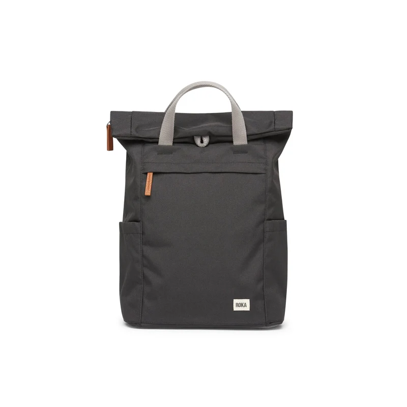 ROKA Finchley Een Ash Medium tas van gerecycled canvas