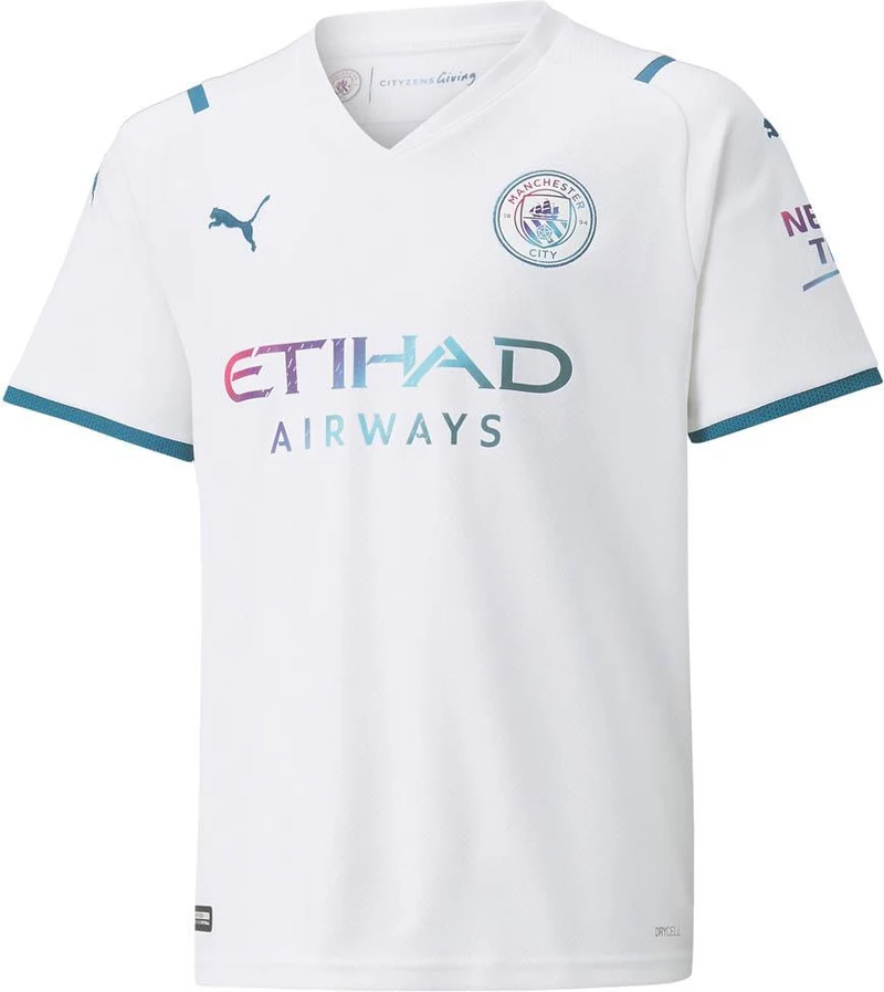 mcfc away shirt replica jr