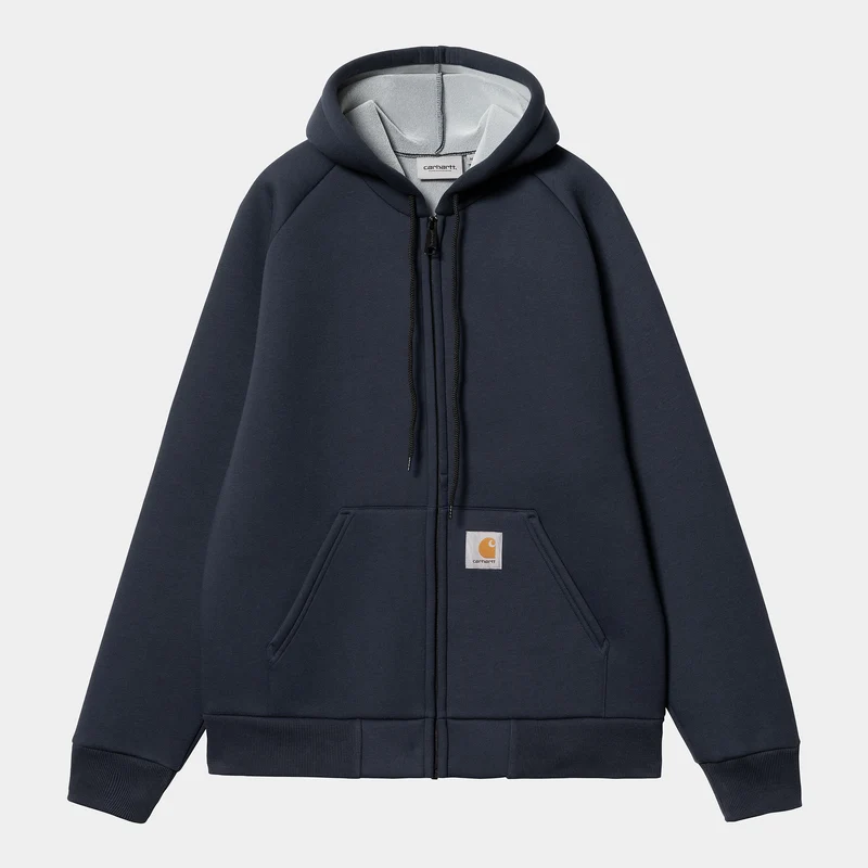 Carhartt WIP Heren Car-Lux jack met capuchon - blauw / grijs