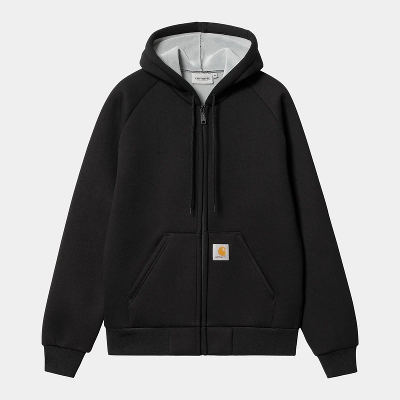 Carhartt WIP Heren Car-Lux jack met capuchon - zwart / grijs