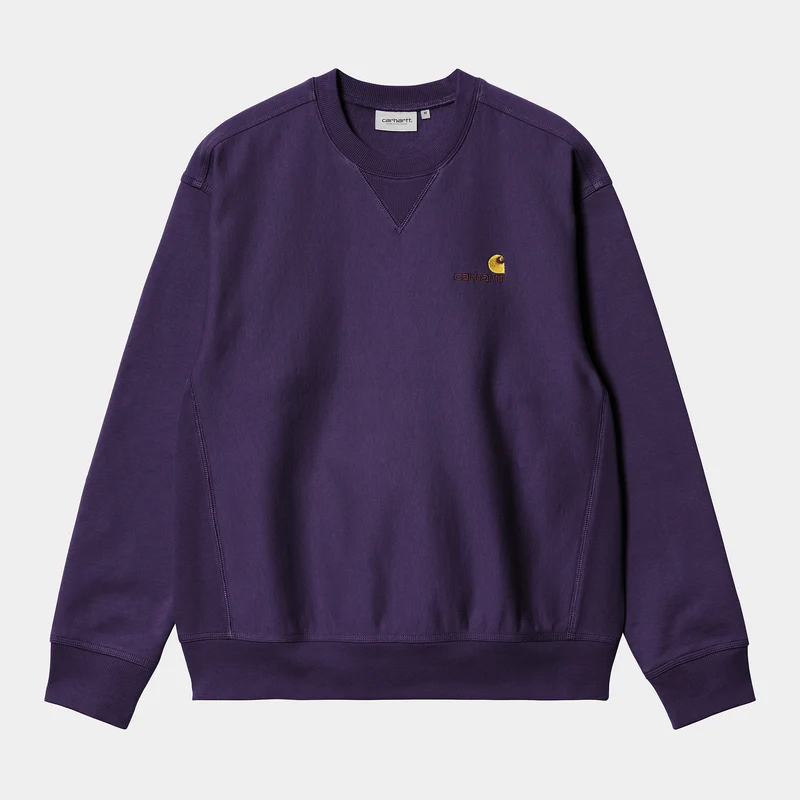 Carhartt WIP HEREN American Script Sweatshirt - Cassis