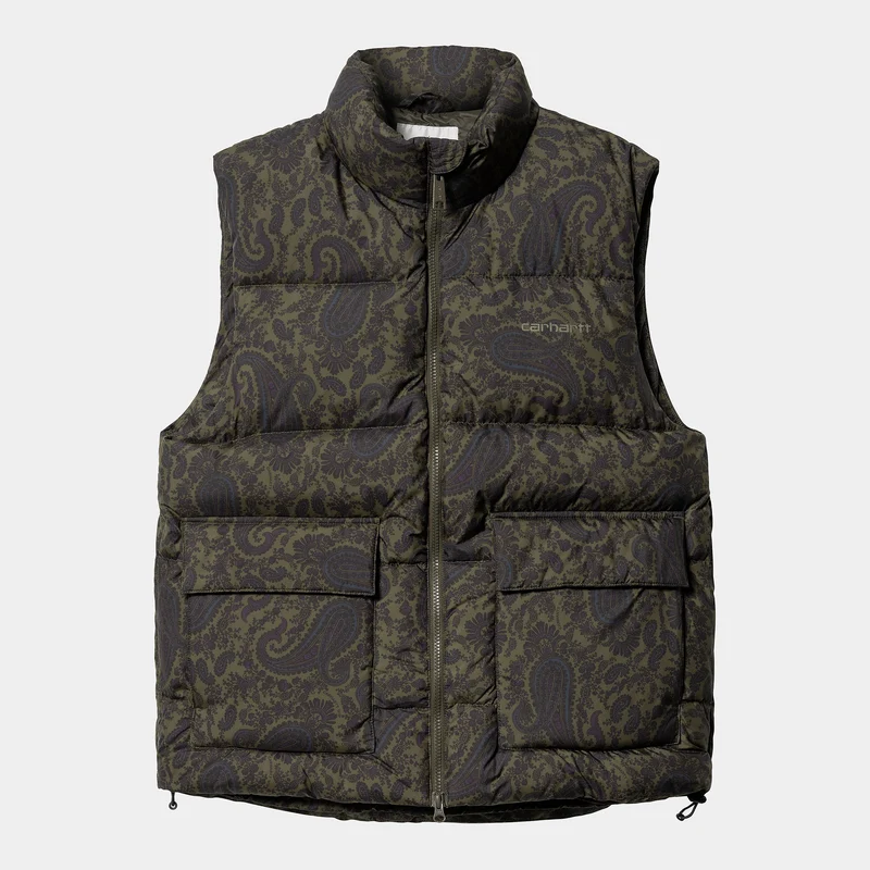Carhartt WIP Springfield-vest voor heren - Plant Paisley-print