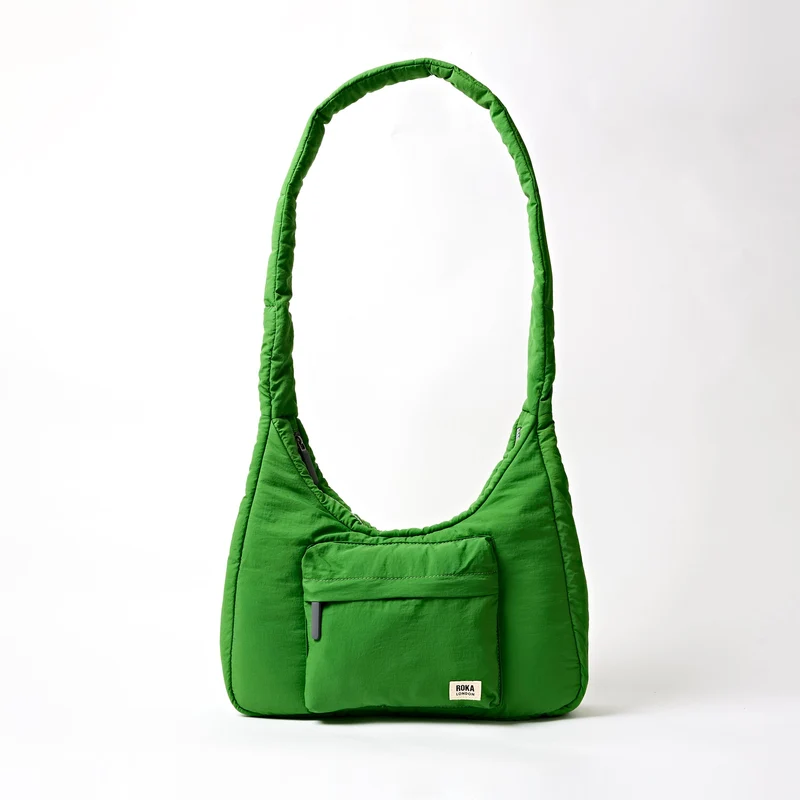 ROKA Belsize Online Lime Medium Gerecyclede Taslon Tas