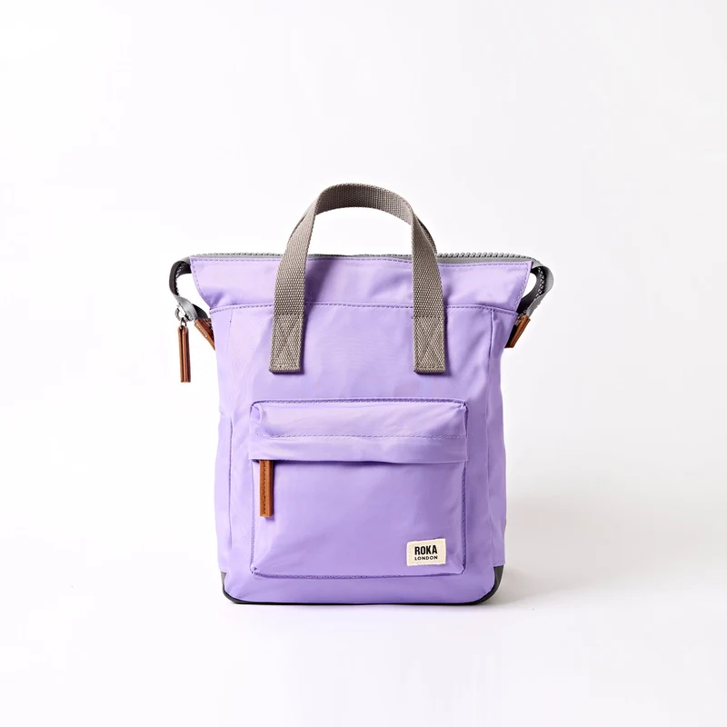 ROKA Bantry Kleine tas van gerecycled nylon met distelbloemmotief
