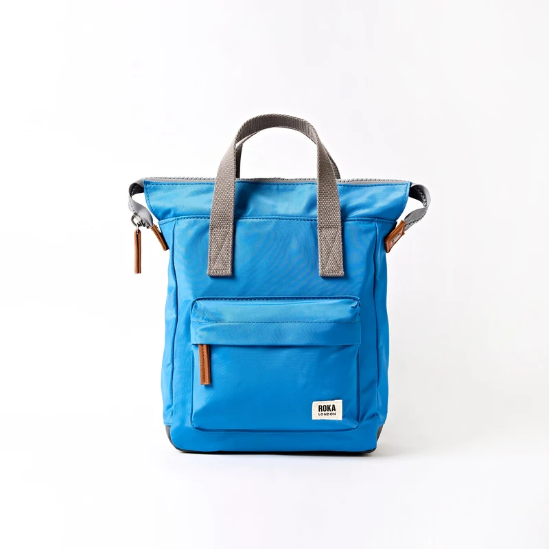 ROKA Bantry B Malibu Blauwe Kleine Tas van Gerecycled Nylon