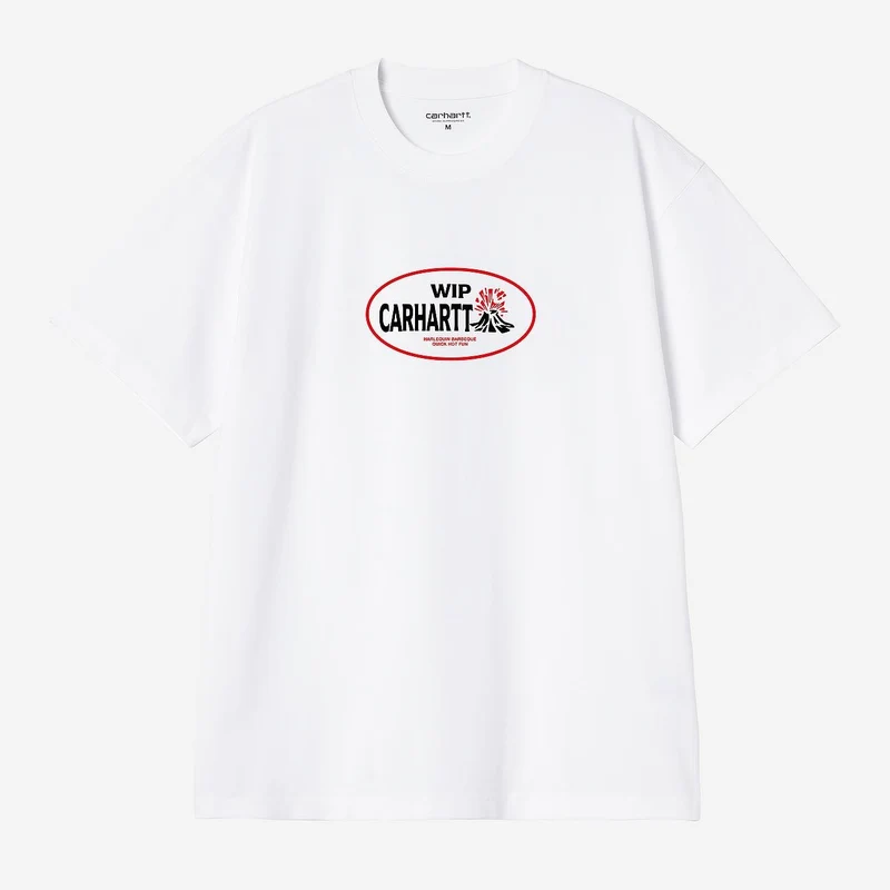 Carhartt WIP Harlekijn BBQ T-shirt voor heren | Wit
