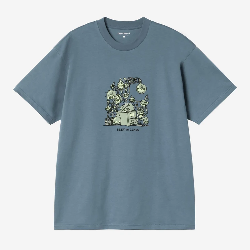 Carhartt WIP Heren Beaker T-shirt | Angelite