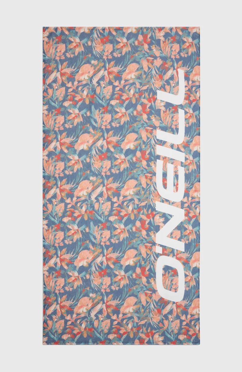Seacoast handdoek | Blue Painted Tropics