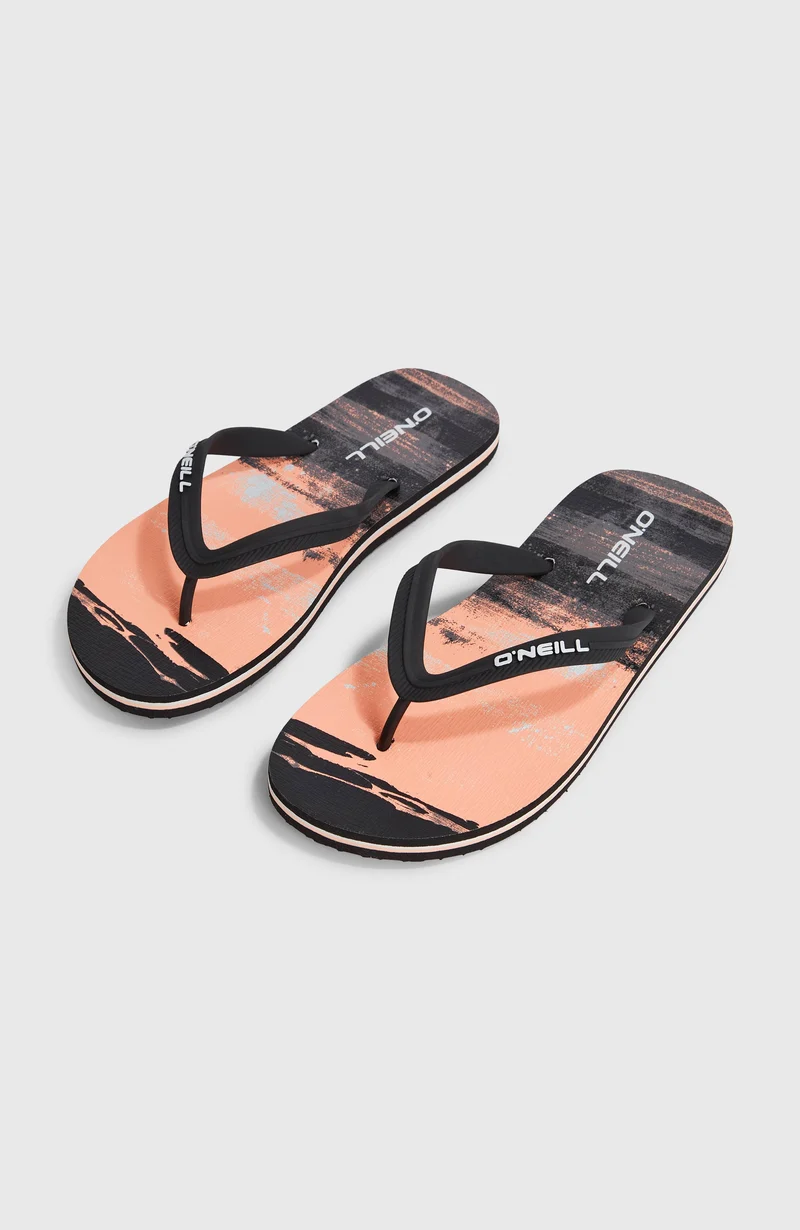 Profile Graphic slippers | Coral Melted Texture