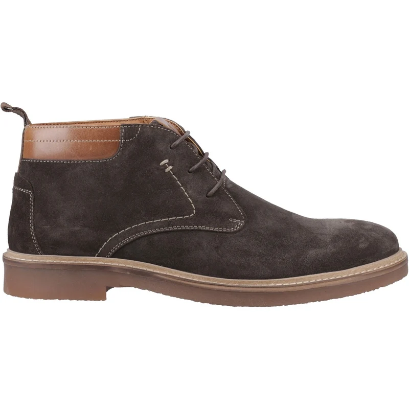 Hush Puppies Gideon Chukka laarzen voor heren | Chocolade
