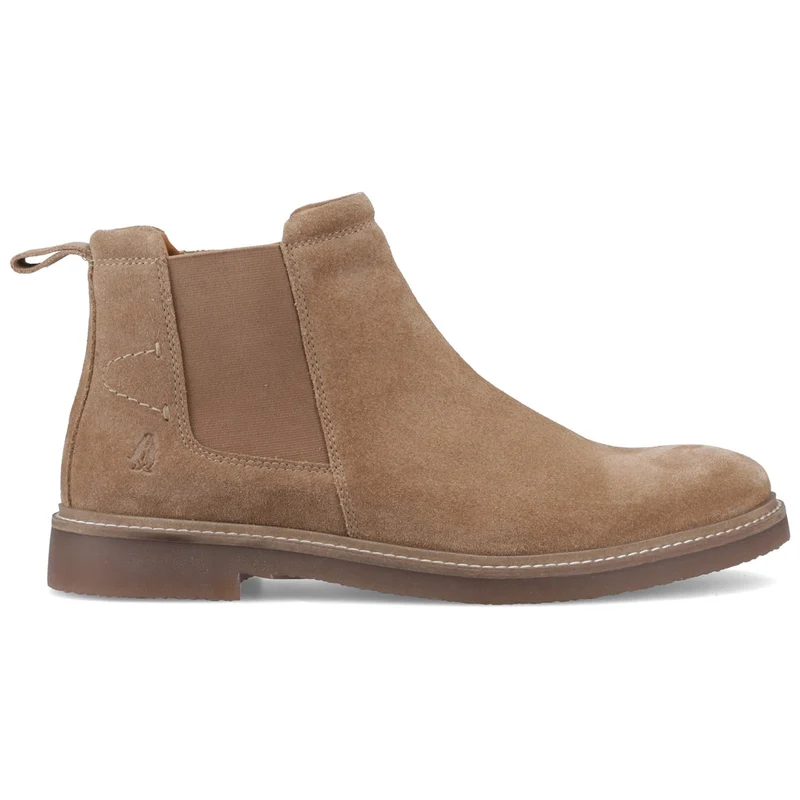 Hush Puppies Heren Gareth Chelsea Laars | Taupe